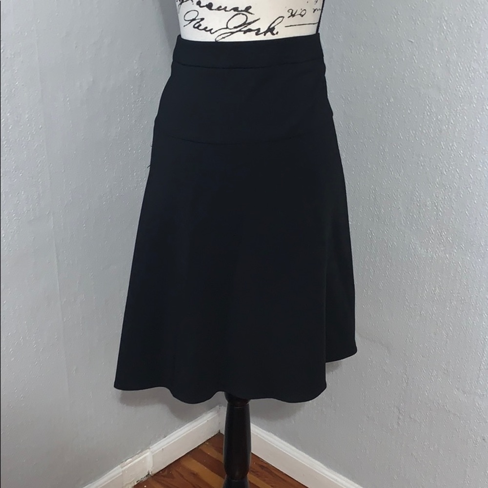 Black flair skirt